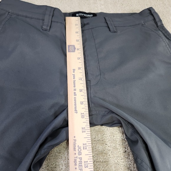 Bluffworks Ascender Pants Men 32x30 Gray Tailored Slim Fit Performance Chino - Picture 7 of 12